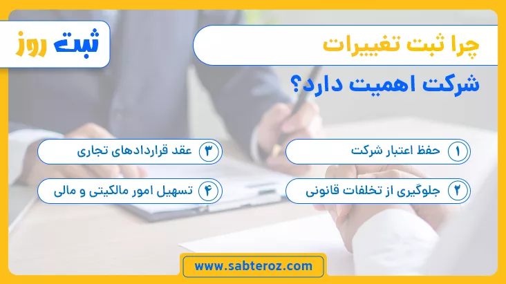 اهمیت ثبت تغییرات